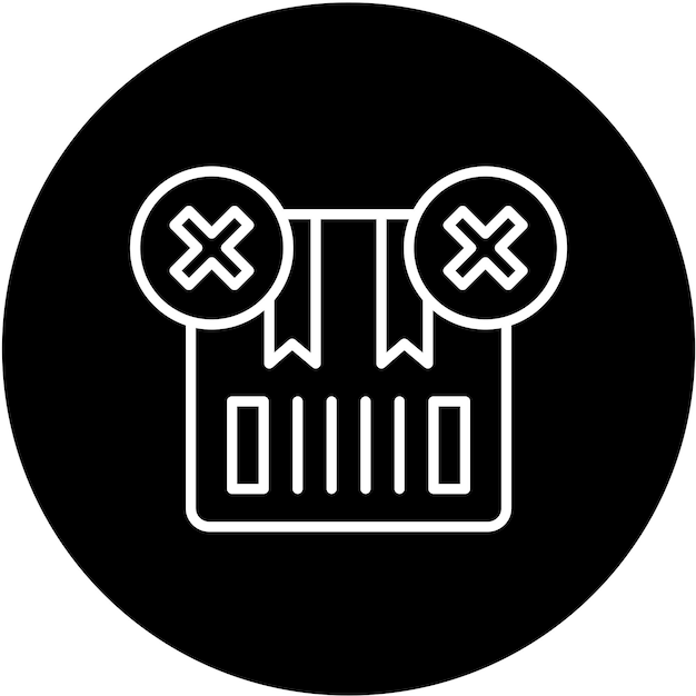Diseño vectorial fuera de stock Estilo de icono