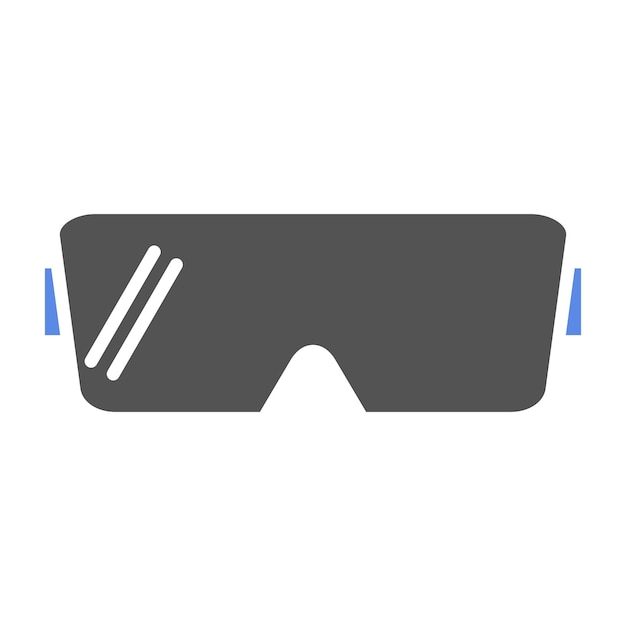 Vector diseño vectorial de gafas científicas estilo del icono