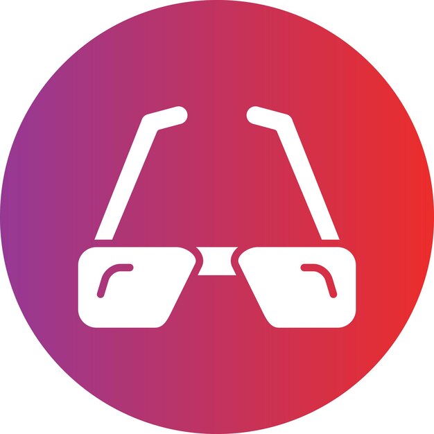 Diseño vectorial de gafas de sol Estilo de icono