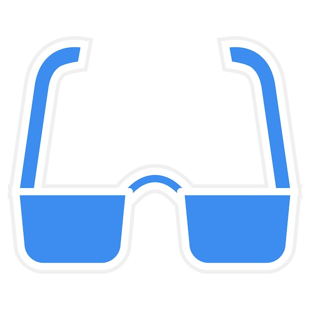 Diseño vectorial de gafas de sol Estilo de icono
