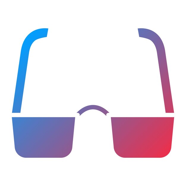 Diseño vectorial de gafas de sol Estilo de icono