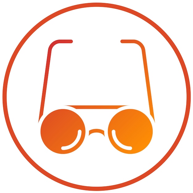 Diseño vectorial de gafas de sol Estilo de icono