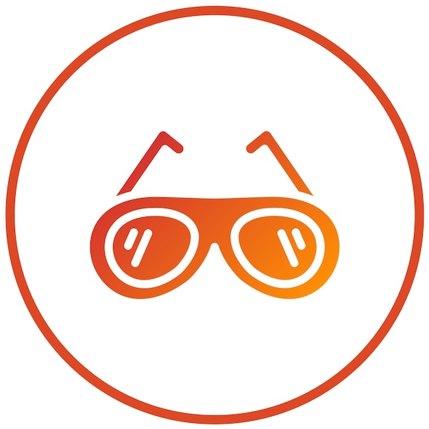 Diseño vectorial de gafas de sol Estilo de icono