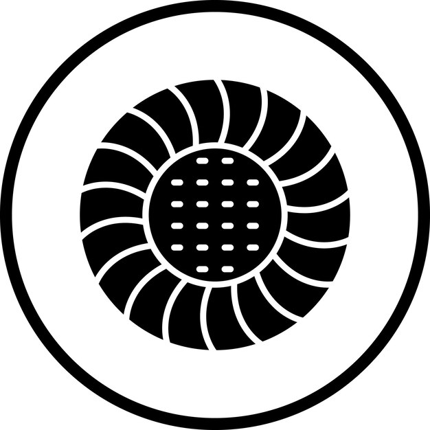 Diseño vectorial de las galletas Estilo de icono