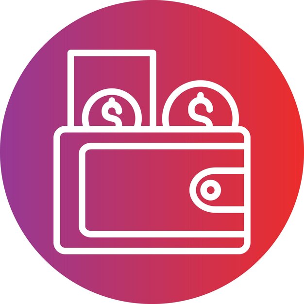 Diseño vectorial Ganancias Estilo del icono