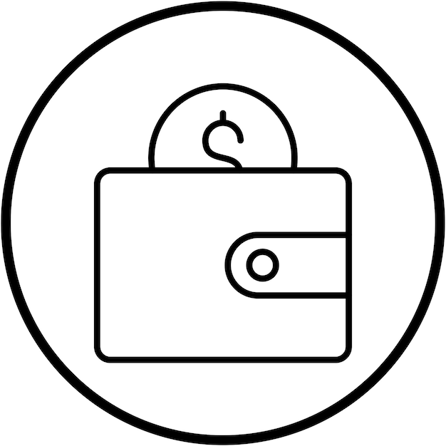 Diseño vectorial Ganancias Estilo del icono