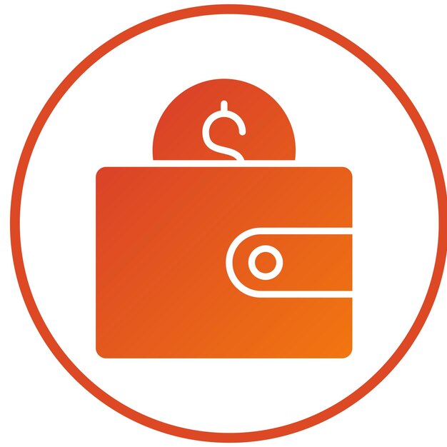 Diseño vectorial Ganancias Estilo del icono