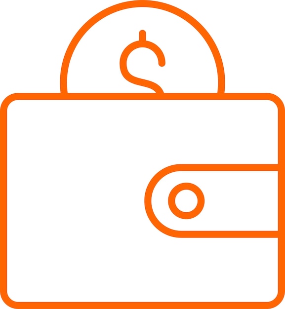 Diseño vectorial Ganancias Estilo del icono