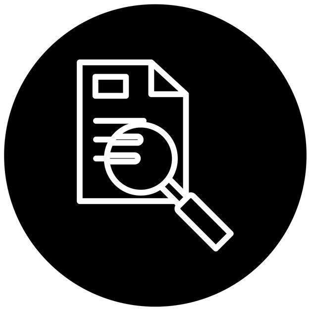 Diseño vectorial general Estilo de icono Ocr