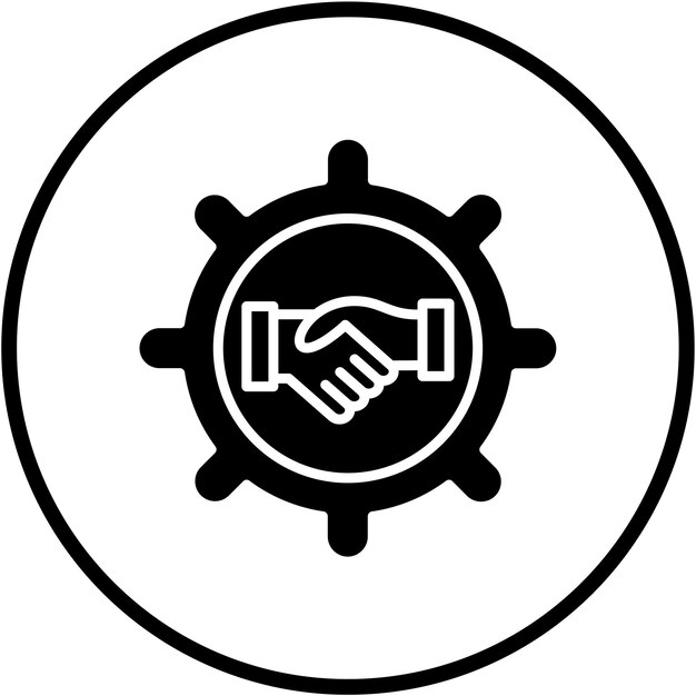 Diseño vectorial Gestión de la relación con el cliente Estilo de icono