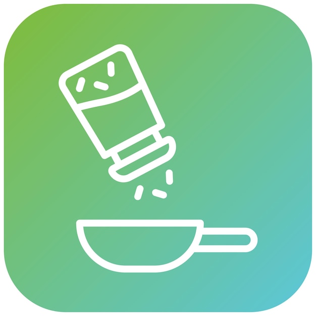 Diseño vectorial Gourmands Estilo del icono de la gloria