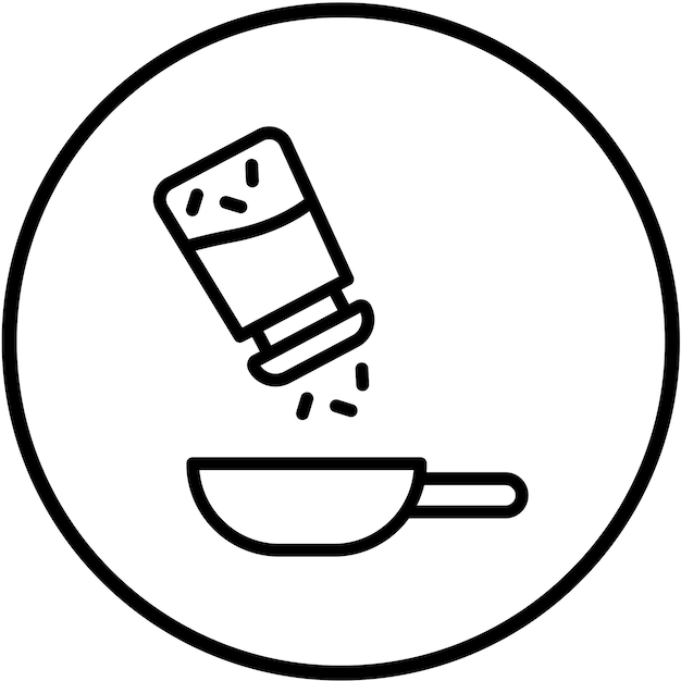 Diseño vectorial Gourmands Estilo del icono de la gloria