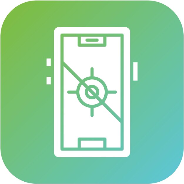 Diseño vectorial de GPS Estilo de icono fijo