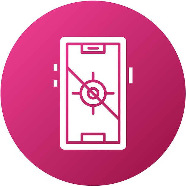 Diseño vectorial de GPS Estilo de icono fijo