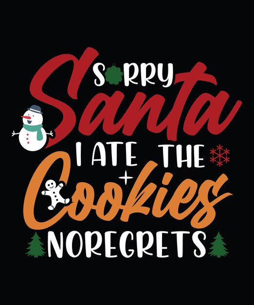Diseño vectorial gracioso de Navidad