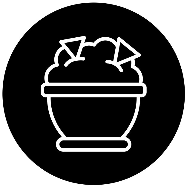 Diseño vectorial Guacamole Grove Estilo de icono