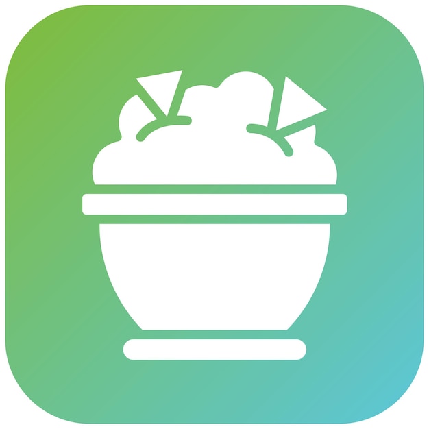Diseño vectorial Guacamole Grove Estilo de icono