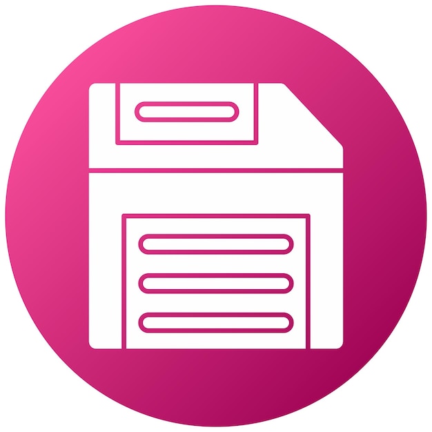 Diseño vectorial Guardar el estilo del icono