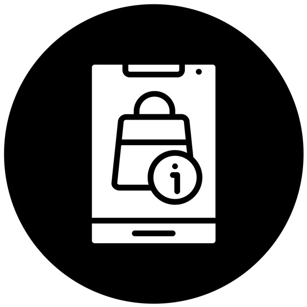 Diseño vectorial Guía de compras Estilo de icono