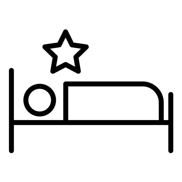 Diseño vectorial de habitaciones con descuento Estilo de icono