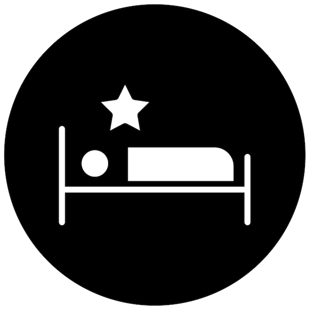 Diseño vectorial de habitaciones con descuento Estilo de icono