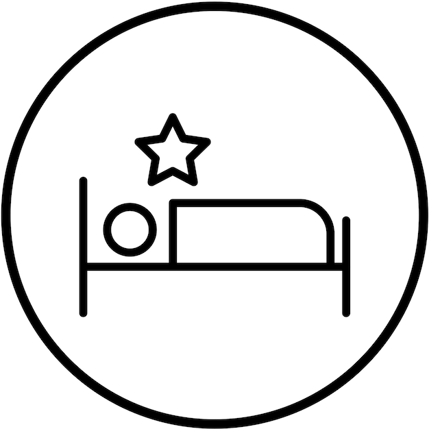 Diseño vectorial de habitaciones con descuento Estilo de icono