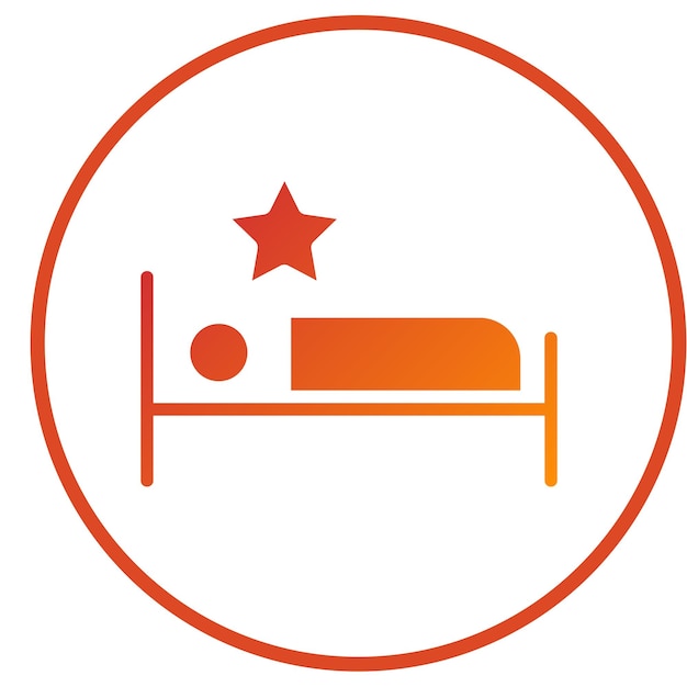 Diseño vectorial de habitaciones con descuento Estilo de icono