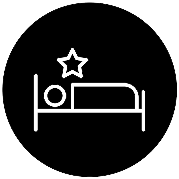 Diseño vectorial de habitaciones con descuento Estilo de icono