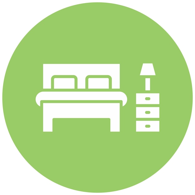 Diseño vectorial de habitaciones Estilo de icono
