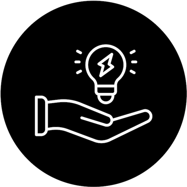 Diseño vectorial Hábitos de uso de la luz Estilo del icono
