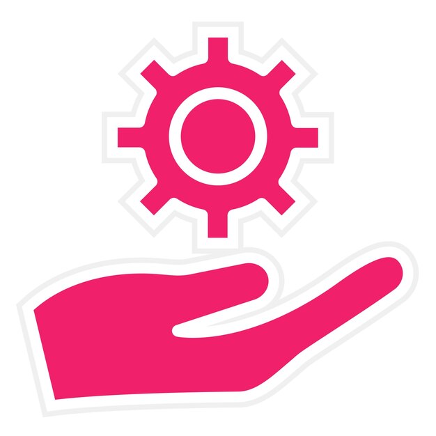 Diseño vectorial Herramientas de autoservicio Estilo de icono