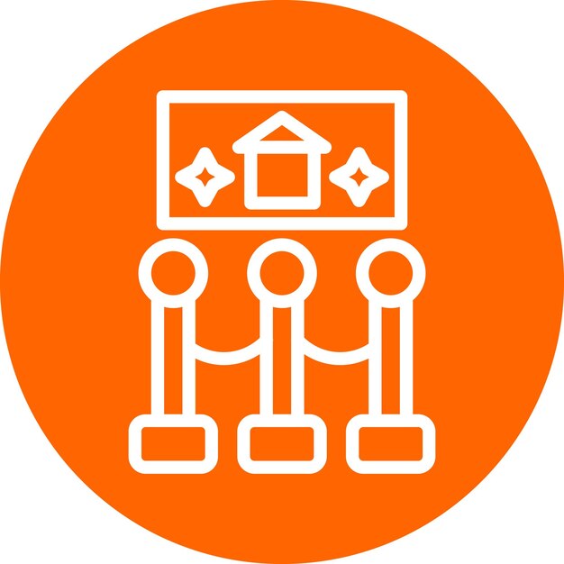 Diseño vectorial Historia de la exposición Estilo del icono