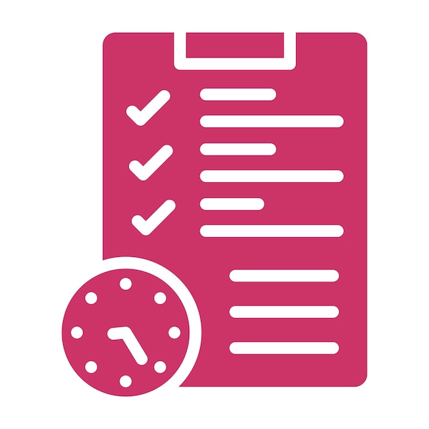 Diseño vectorial Horario de bienestar Estilo del icono