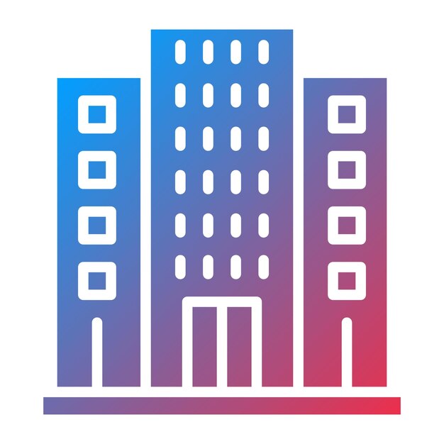 Diseño vectorial Hotel Icon Style