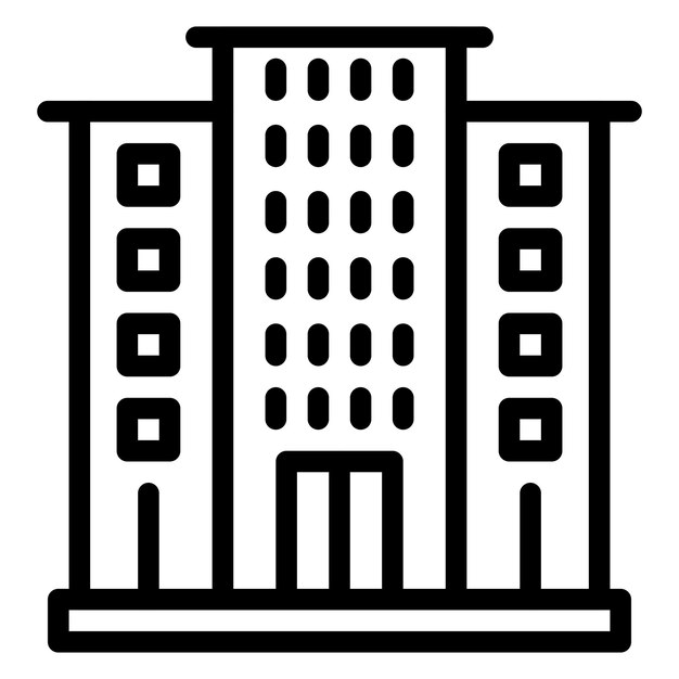 Diseño vectorial Hotel Icon Style