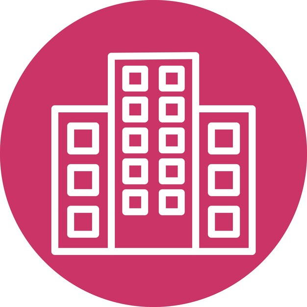 Diseño vectorial Hotel Icon Style