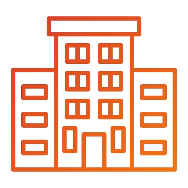 Diseño vectorial Hotel Icon Style