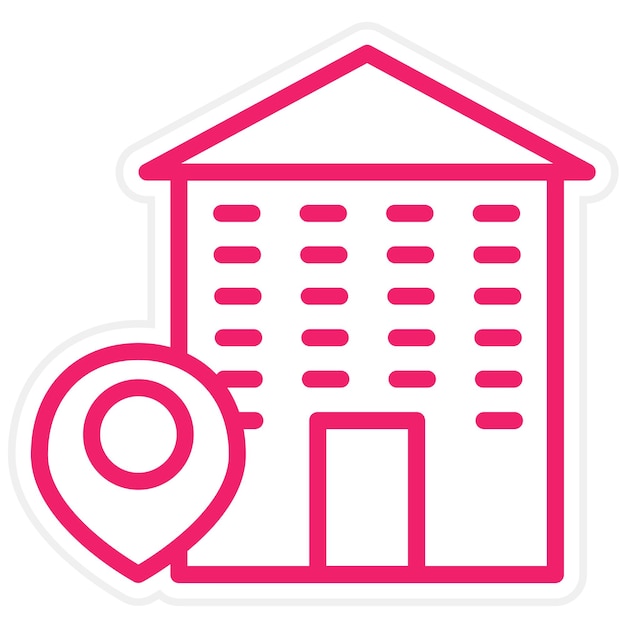 Diseño vectorial Hotel Icon Style