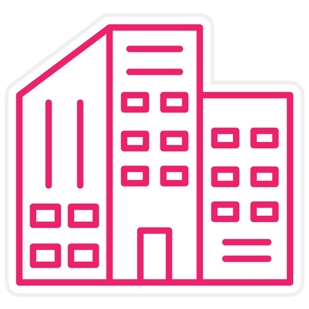 Diseño vectorial Hotel Icon Style