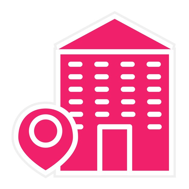 Diseño vectorial Hotel Icon Style