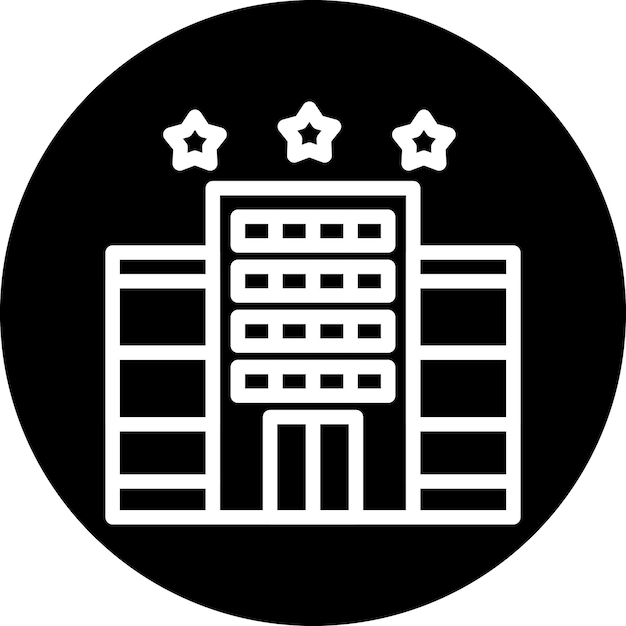 Diseño vectorial Hotel de lujo Estilo icono