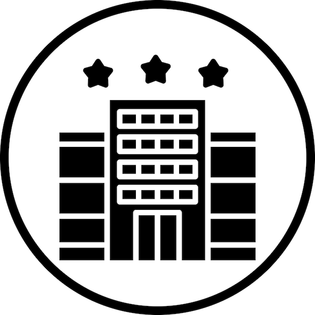 Diseño vectorial Hotel de lujo Estilo icono