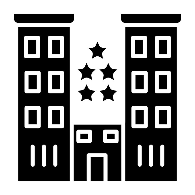 Diseño vectorial Hotel de lujo Estilo icono