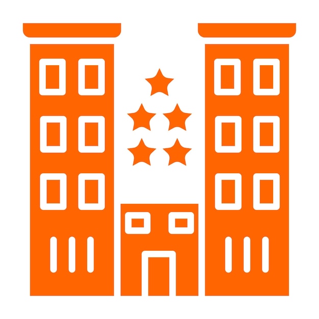 Diseño vectorial Hotel de lujo Estilo icono