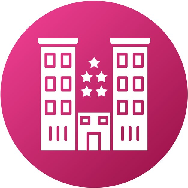 Diseño vectorial Hotel de lujo Estilo icono