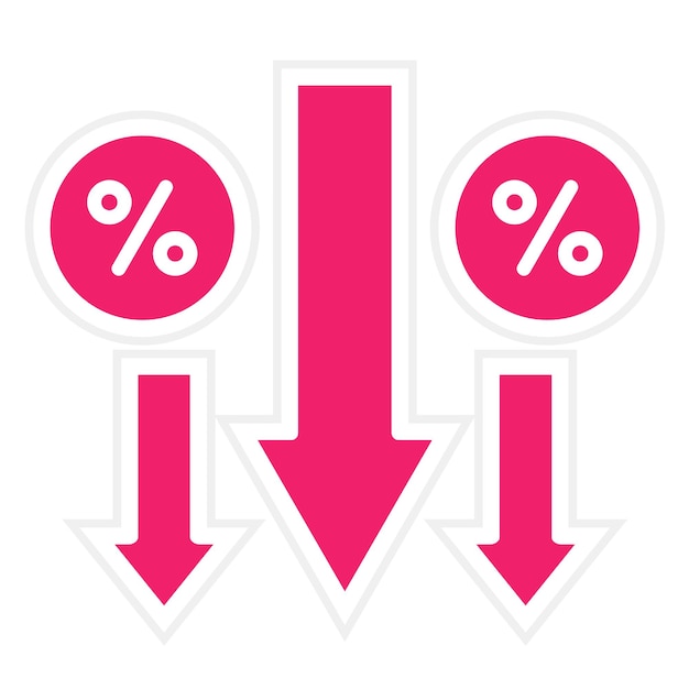 Diseño vectorial Hoy en día Precios Estilo de icono