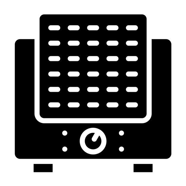Diseño vectorial Humidificador ultrasónico Estilo del icono