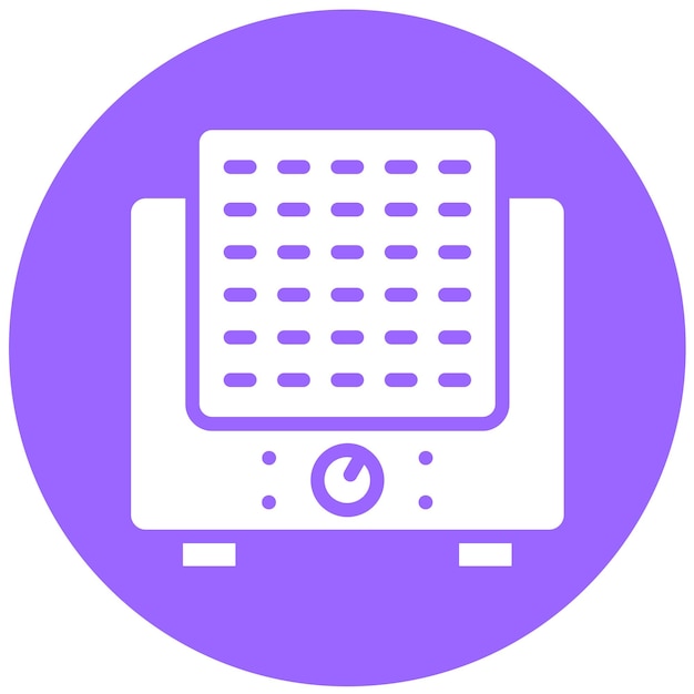 Diseño vectorial Humidificador ultrasónico Estilo del icono
