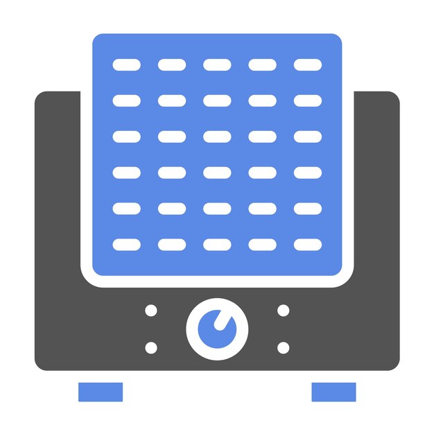 Diseño vectorial Humidificador ultrasónico Estilo del icono