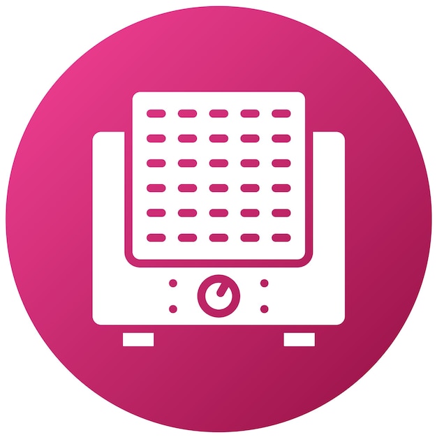 Diseño vectorial Humidificador ultrasónico Estilo del icono